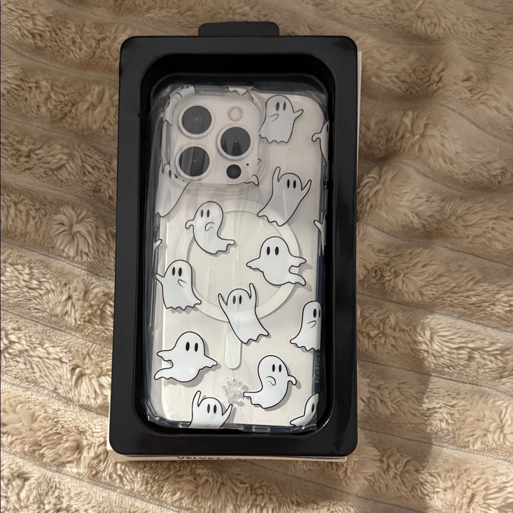 Velvet Caviar Ghost Pattern iPhone 16 Case
